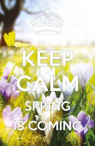 Keep Calm Spring is coming
