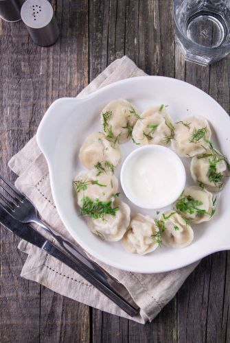 Siberian pelmeni