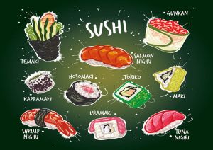 Rodzaje sushi