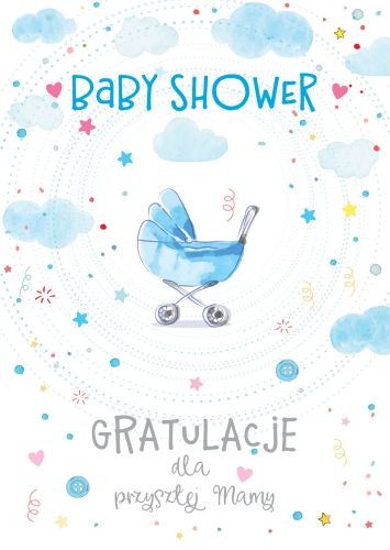 Karnet - Baby shower