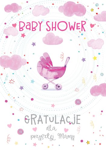 Karnet - Baby shower