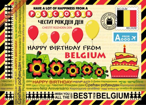 Happy Birthday from... Belgium