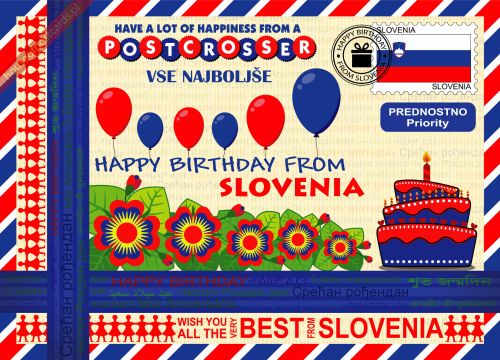 Happy Birthday from... Slovenia