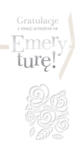 Karnet - Przejście na emeryturę