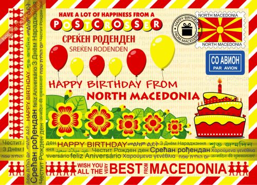 Happy Birthday from... North Macedonia