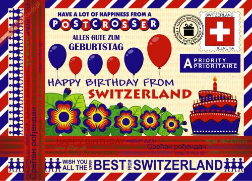 Happy Birthday from... Switzerland