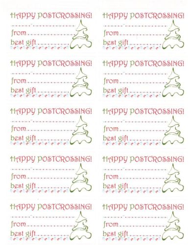 Naklejki - Happy Postcrossing