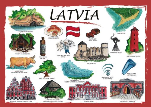 Countries of the World: Łotwa