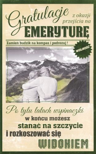Karnet - Przejście na emeryturę