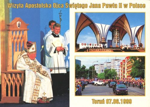 Pielgrzymka Jana Pawła II - Toruń