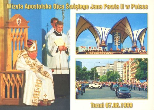 Pielgrzymka Jana Pawła II - Toruń