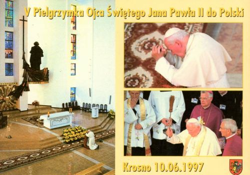 Pielgrzymka Jana Pawła II - Krosno 10.06.1997