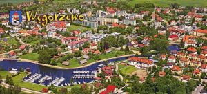 Węgorzewo - pocztówka panoramiczna