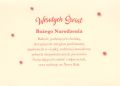 Karnet - Boże Narodzenie
