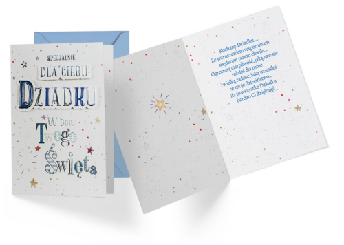 Karnet- Dzień Dziadka