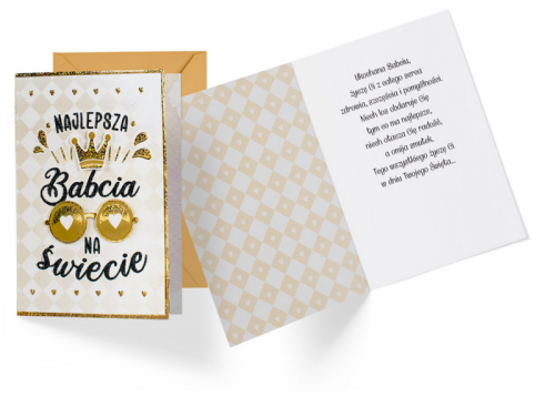 Karnet - Dzień Babci