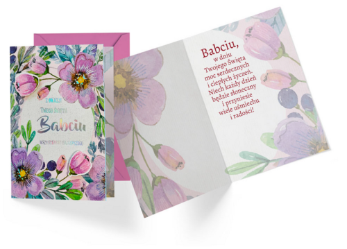 Karnet - Dzień Babci