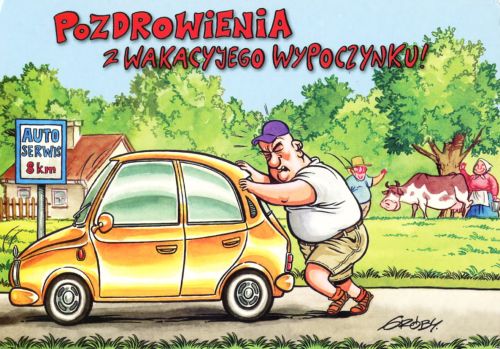 Pozdrowienia z wakacyjnego wypoczynku!
