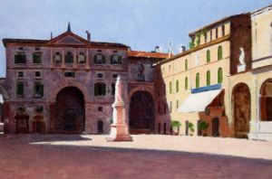 Gierymski Aleksander - Piazza Di Dante