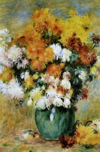 Renoir Auguste - Bouquet de Chrysanthemes