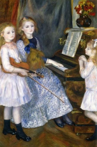 Renoir Auguste - The Daughters of Catulle Mendcs