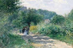 Renoir Auguste - A Road in Louveciennes