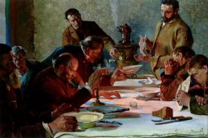 Malczewski Jacek - Wigilia na Syberii