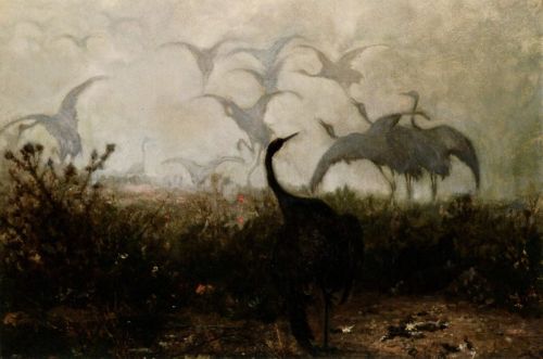 Chełmoński Józef - Żurawie