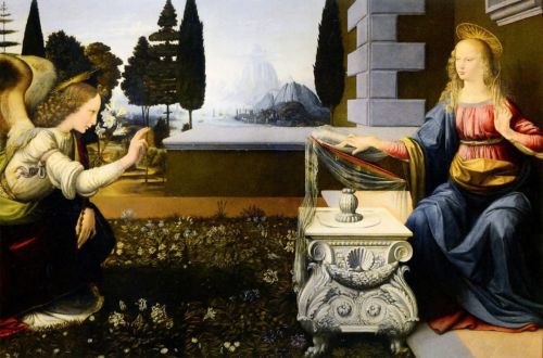 Da Vinci Leonardo - Annunciation