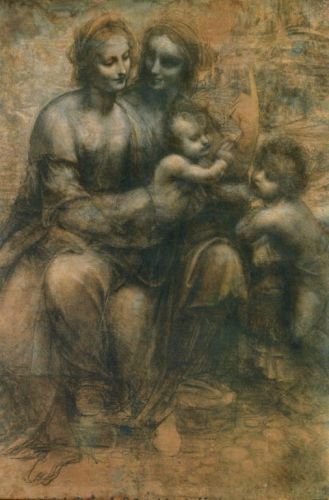 Da Vinci Leonardo - The Virgin and Child with Saint Anne