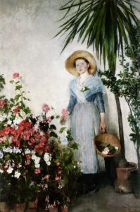 Boznańska Olga - W Oranżerii