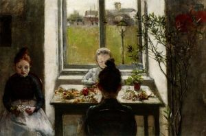 Boznańska Olga - Kwiaciarki