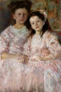 Boznańska Olga - Portret dziewczynek Heleny i Władyslawy Chmielarczyk