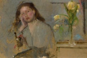 Boznańska Olga - Szkic portretowy młodej dziewczyny