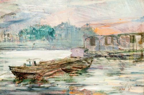 Wyspiański Stanisław - Barki na Sekwanie