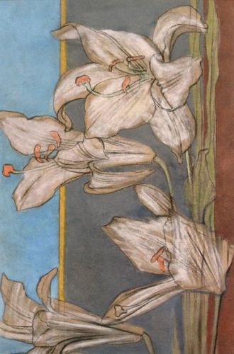 Wyspiański Stanisław - Lilie białe