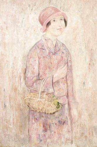 Makowski Tadeusz - Dziewczyna w różowym kapeluszu