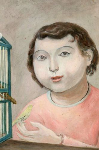 Makowski Tadeusz - Dziewczyna z kanarkiem