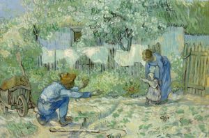 van Gogh Vincent - First Steps, after Millet