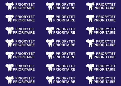 Naklejki: Priorytet (Słoń)