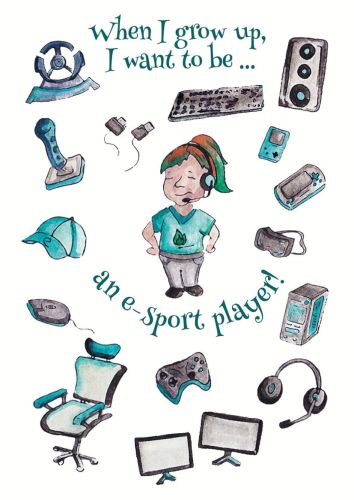 Zawody: e-sportowiec