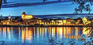 Toruń - pocztówka panoramiczna