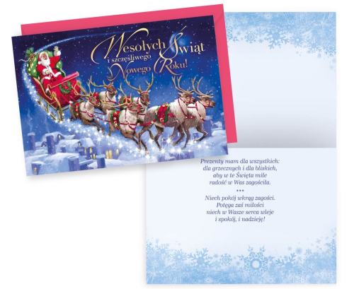 Karnet - Boże Narodzenie