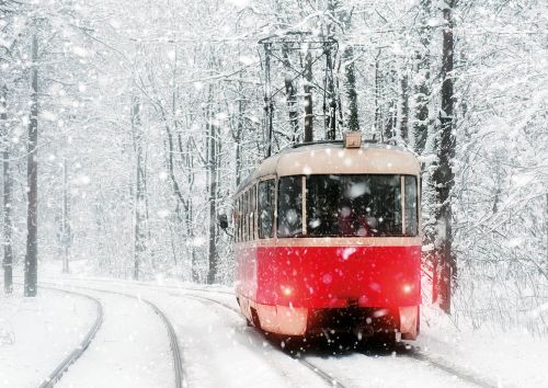 Czerwony tramwaj