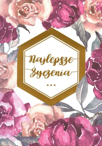 Karnet - Najlepsze życzenia