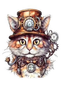 Steampunkowy Kot