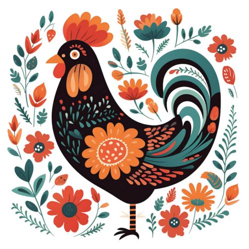 Skandynawska Wielkanocna Sztuka Ludowa