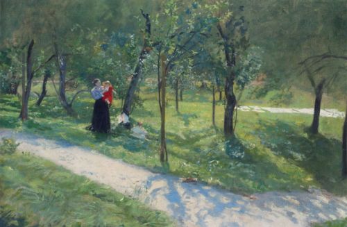 Mehoffer Józef - W parku