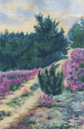 Mehoffer Józef - Pejzaż z wrzosami