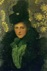 Mehoffer Józef - Portret żony, tzw. florencki